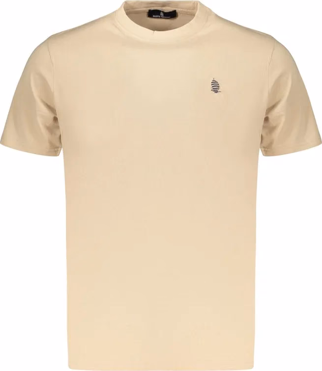 Marina Yachting Beige Cotton Men's T-Shirt