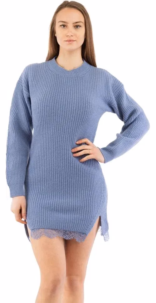 Moschino Purple Wool Casual Dress