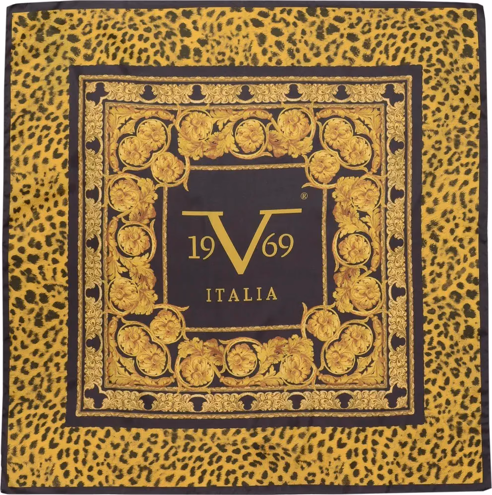 19V69 Italia Multicolor Polyester Scarf