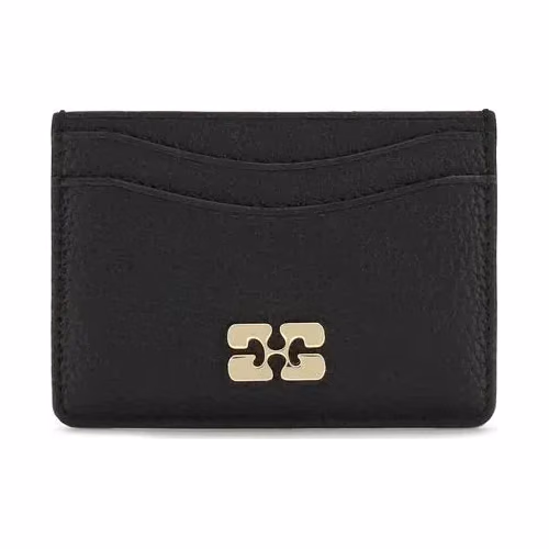 Ganni Black Recycled Polyamide Wallet