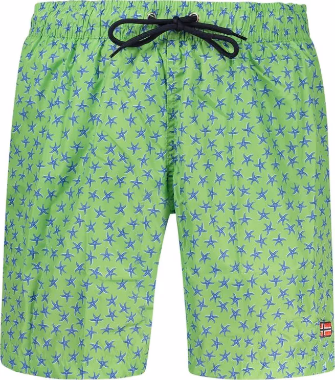 Norway 1963 Green Polyester Men's Swim Shorts