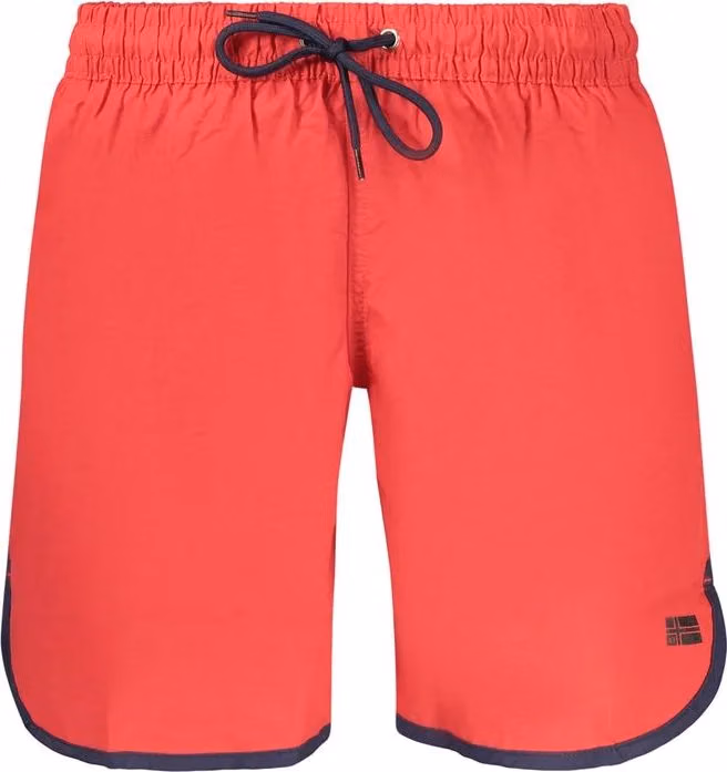 Norway 1963 Rosso Polyamide Men's Swim Shorts