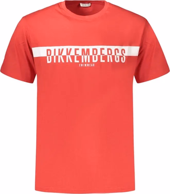 Bikkembergs Red Cotton Men's T-Shirt