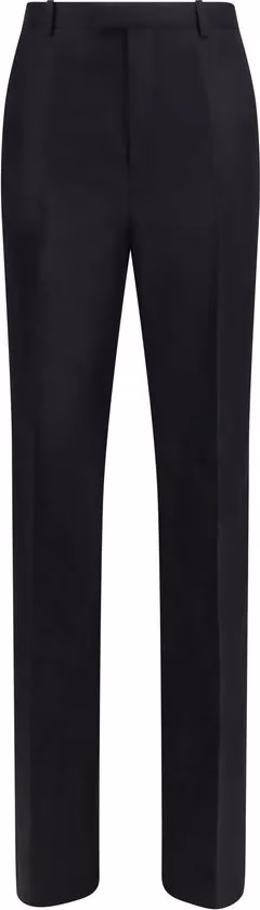 Gucci Black Silk Dress Pants