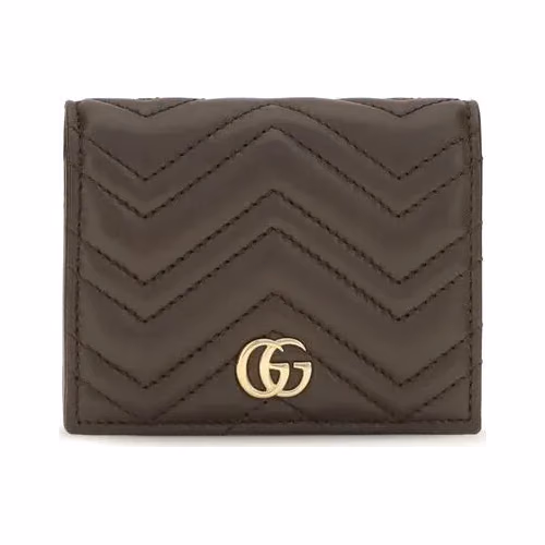 Gucci Brown Lamb Ovis Aries Aries Wallet
