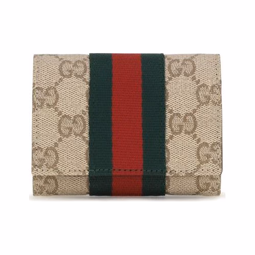 Gucci Beige Cotton Wallet
