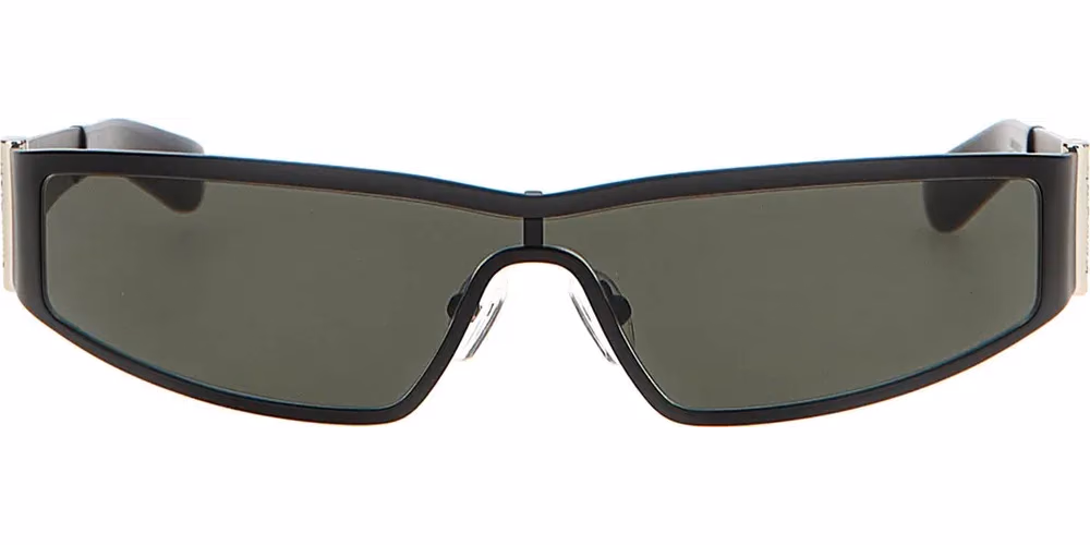 Alexander McQueen Black Acetate Sunglasses