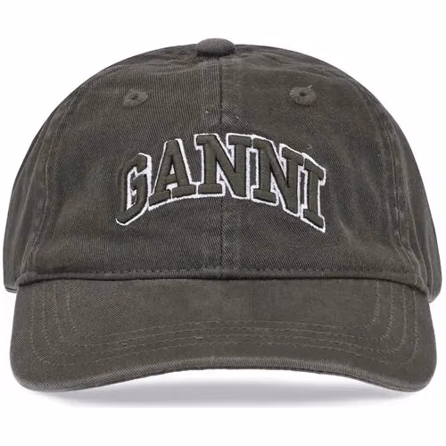 Ganni Bicolor Cotton Cap (Baseball Hat)