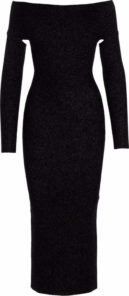 Khaite Gray Virgin Wool Midi Skirt