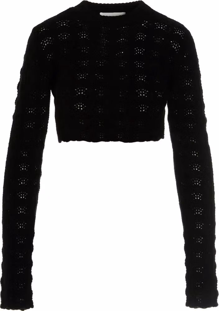Sportmax Black Wool Cardigan