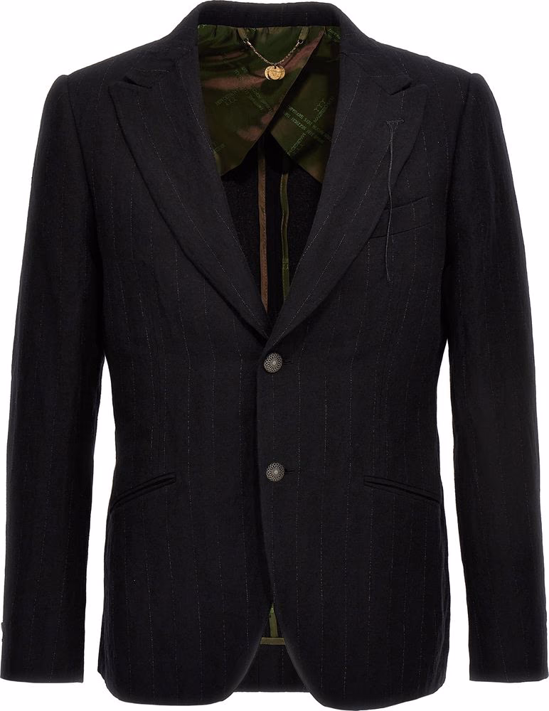 MAURIZIO MIRI Black Cotton Blazer