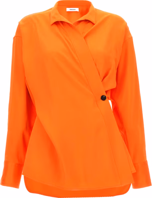 Orange Viscose Blouse