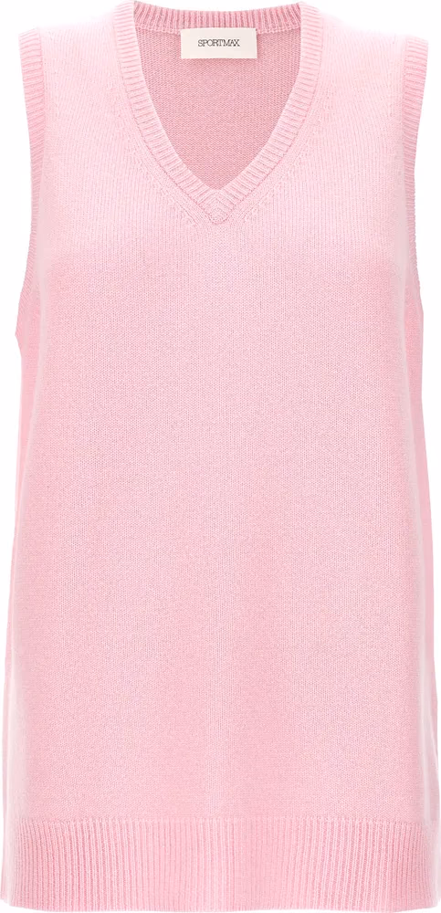 Sportmax Multicolor Wool Sleeveless Jacket