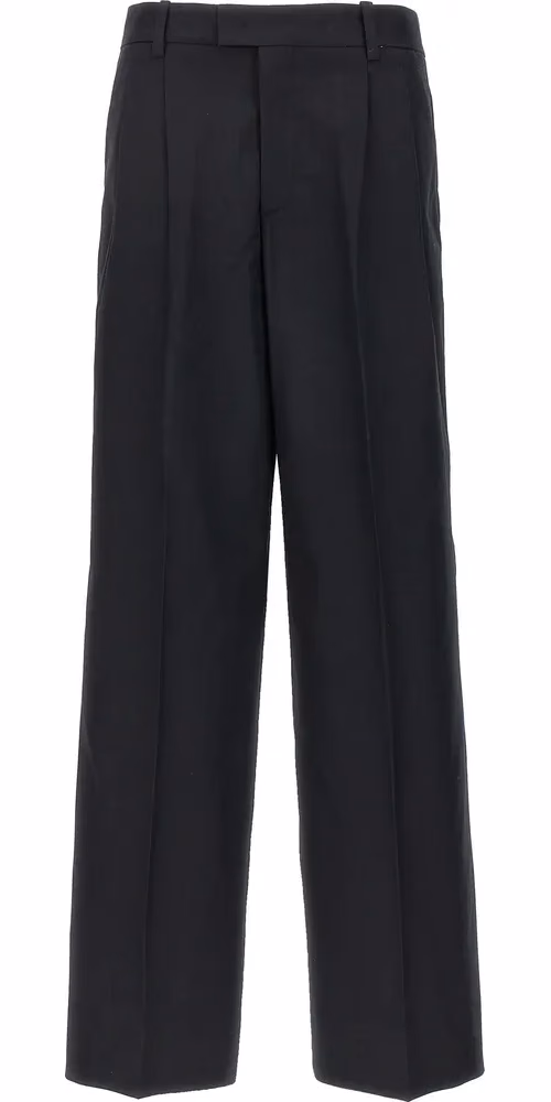 Armarium Black Cotton Casual Pants