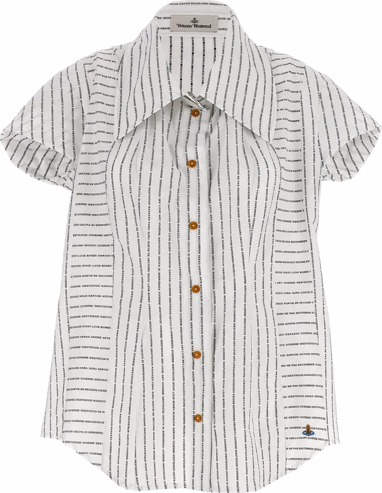 Vivienne Westwood Bicolor Cotton Blouse