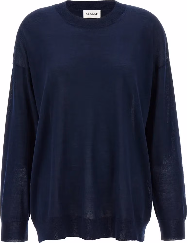 P.A.R.O.S.H. Blue Wool Cardigan