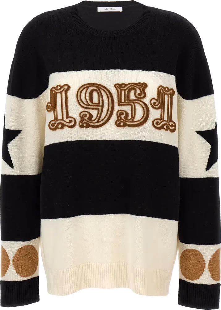 Max Mara Black Wool Cardigan