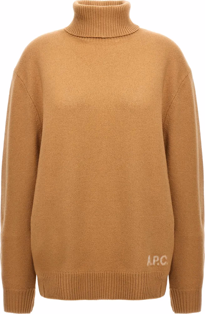 A.P.C. Beige Virgin Wool Cardigan