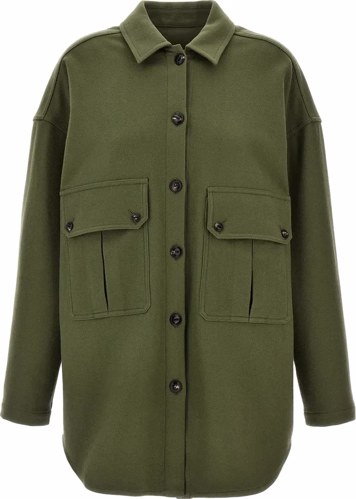 Fortela Bicolor Virgin Wool Blouse