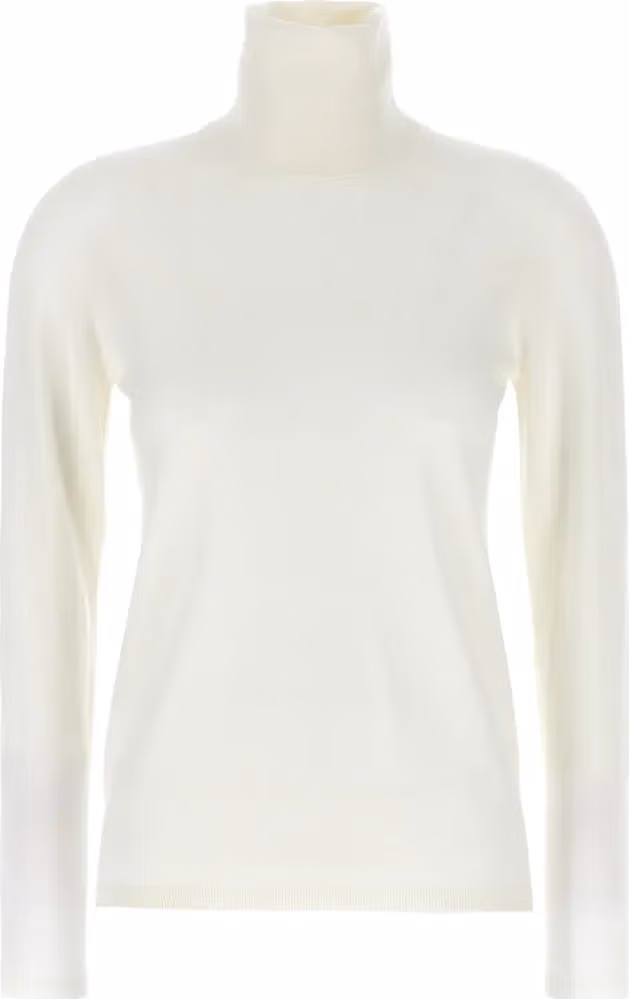 Max Mara White Virgin Wool Cardigan