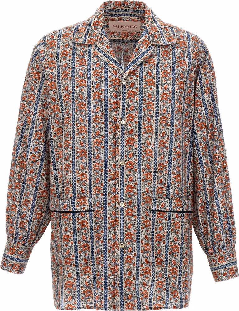 Valentino Garavani Multicolor Cotton Blouse