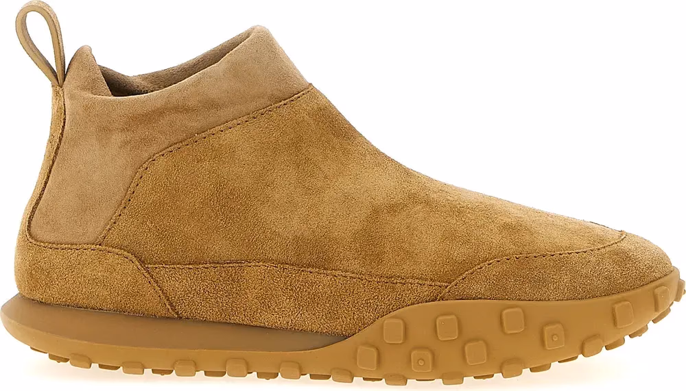 Jil Sander Beige Calfskin Sneakers