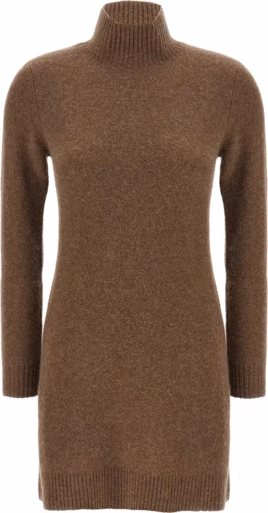 Max Mara Gray Cashmere Short Dress