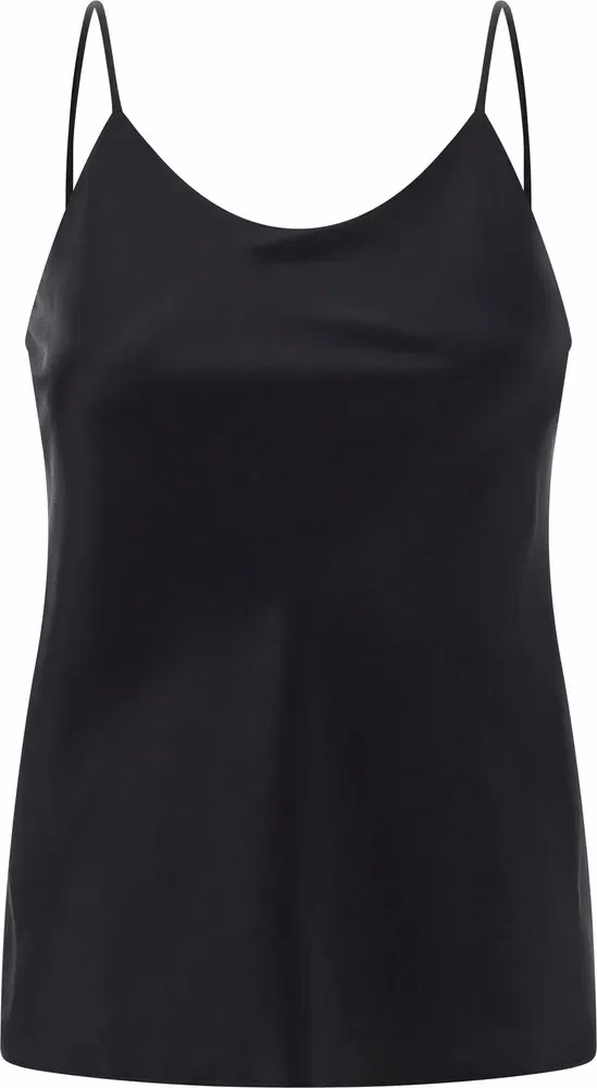 Max Mara Black Silk Tank Tops