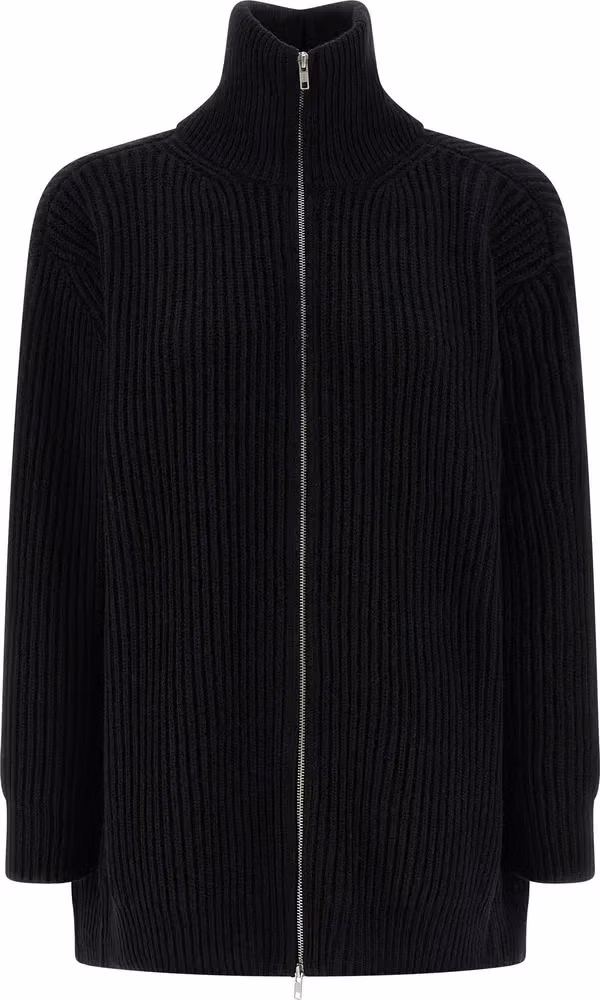 MM6 Maison Margiela Black Wool Short Dress