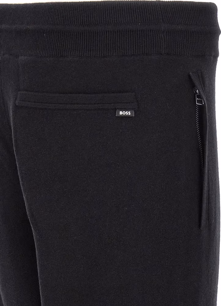 Hugo Boss Black Cotton Joggers (Workout Pants)