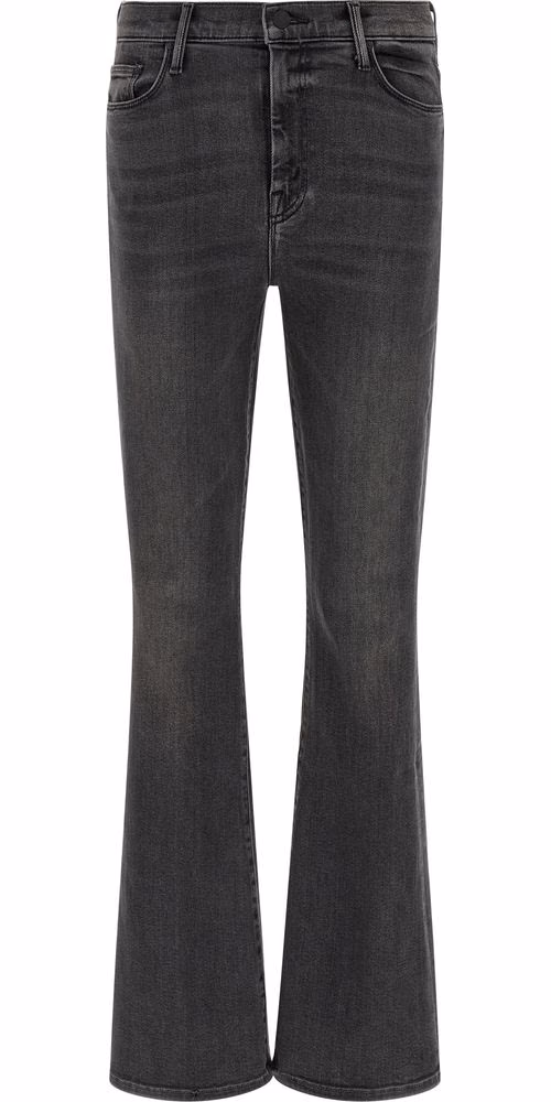 Mother Denim Gray Cotton Flared Jeans
