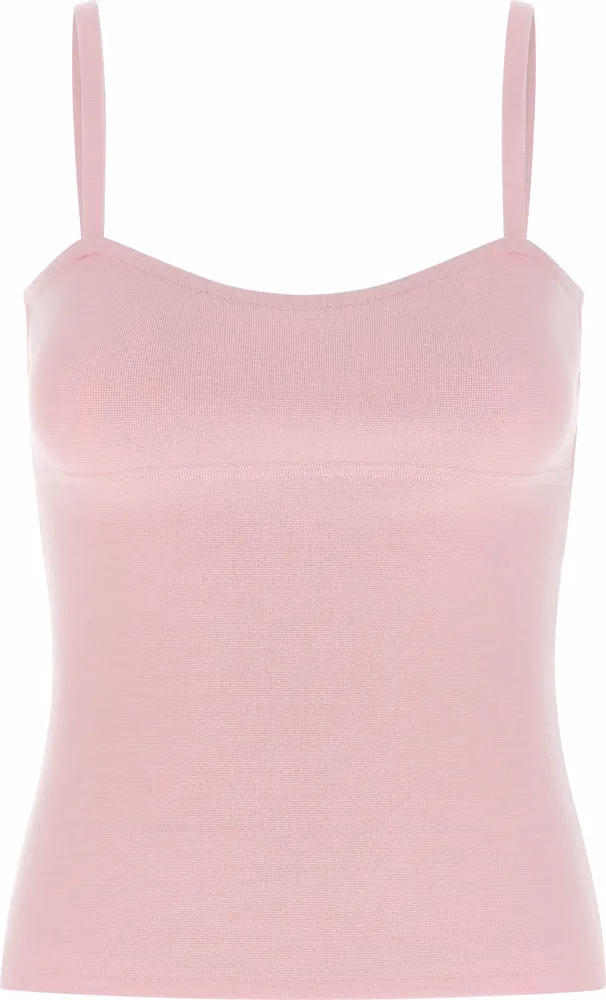 Max Mara Multicolor Virgin Wool Sleeveles T-Shirt