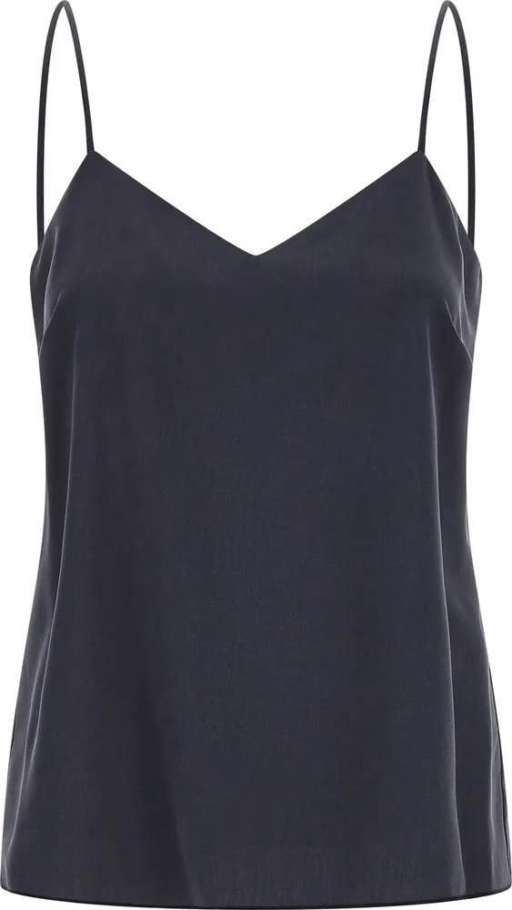 Max Mara Gray Silk Sleeveles T-Shirt