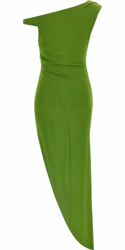 Elisabetta Franchi Bicolor Viscose Long Dress