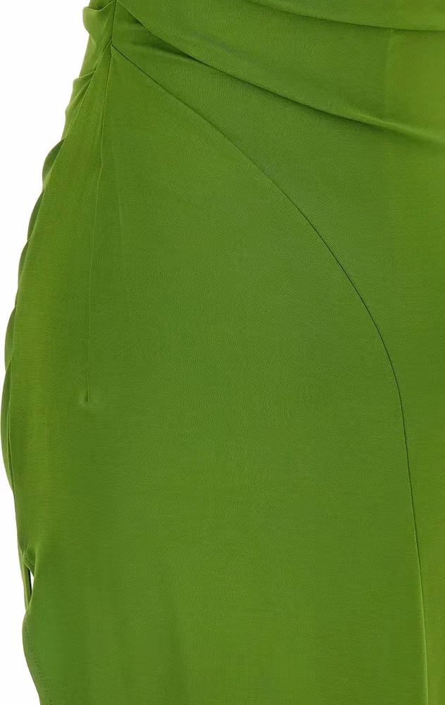 Elisabetta Franchi Bicolor Viscose Long Dress