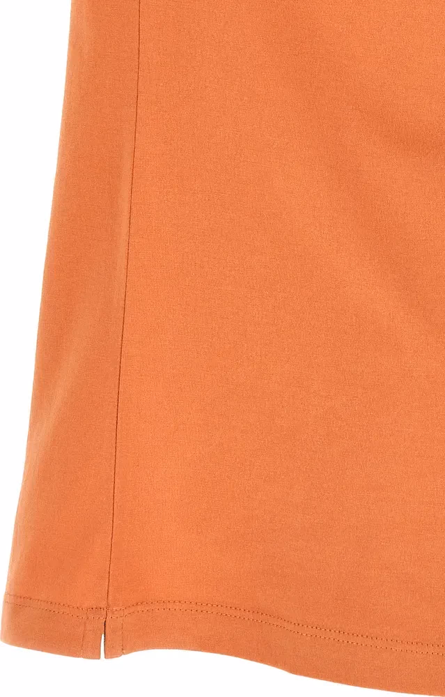 Brunello Cucinelli Orange Cotton T-Shirt