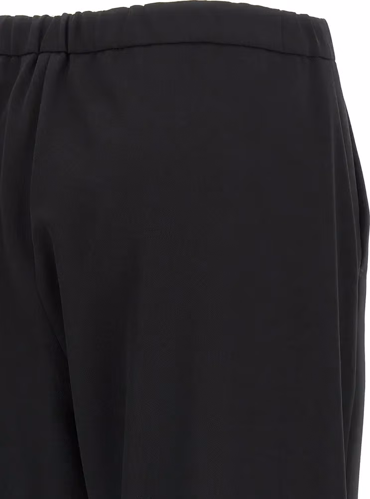 'S Max Mara Black Virgin Wool Joggers (Workout Pants)