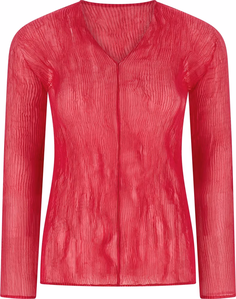 Issey Miyake Fuchsia Polyester Shirt