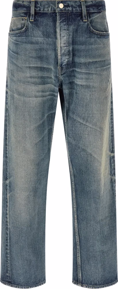 Fear Of God Blue Cotton Straight-Leg Jeans