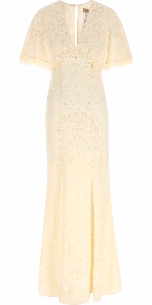 Twinset White Cotton Long Dress