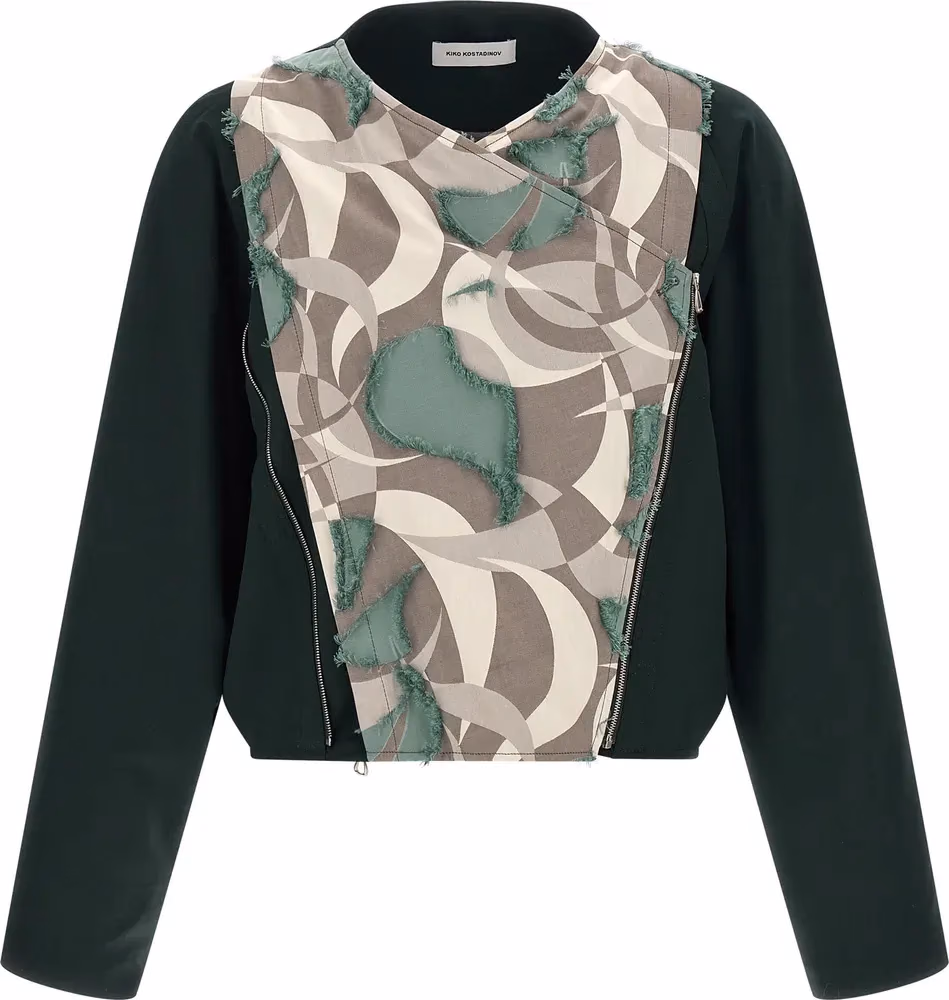 Kiko Kostadinov Multicolor Virgin Wool Shell Jacket