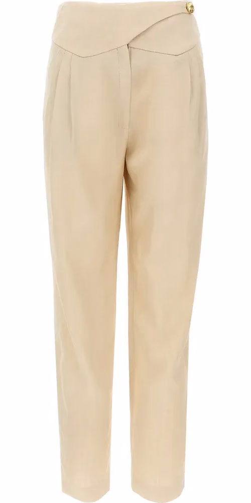 Blazé Milano Beige Viscose Dress Pants