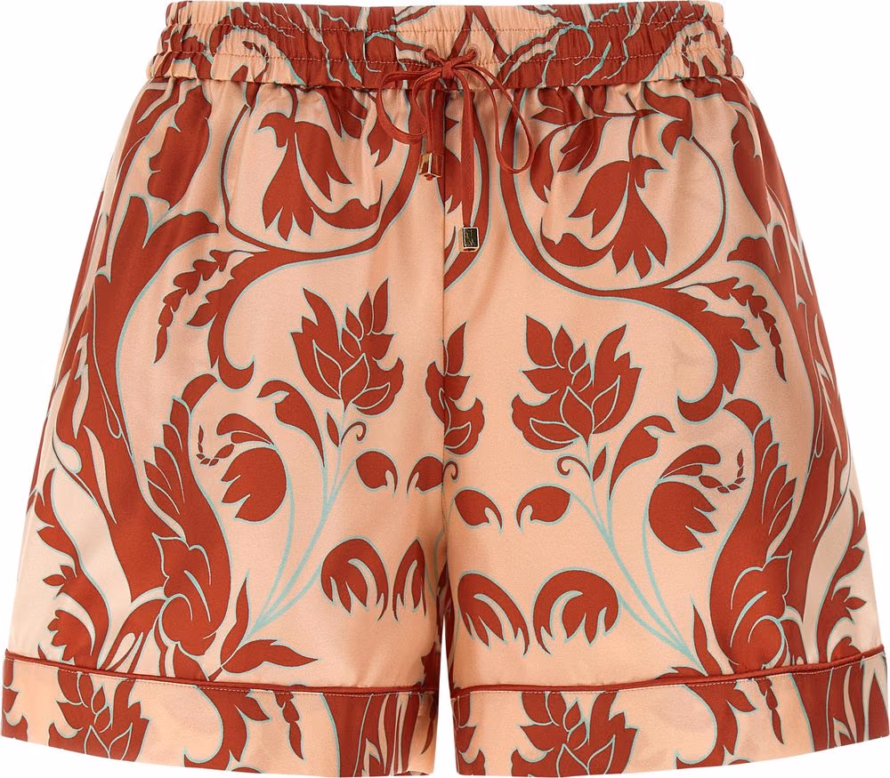 F.R.S. - FOR RESTLESS SLEEPERS Multicolor Silk Bermuda Shorts