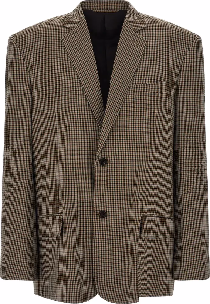 Balenciaga Brown Lyocell Blazer