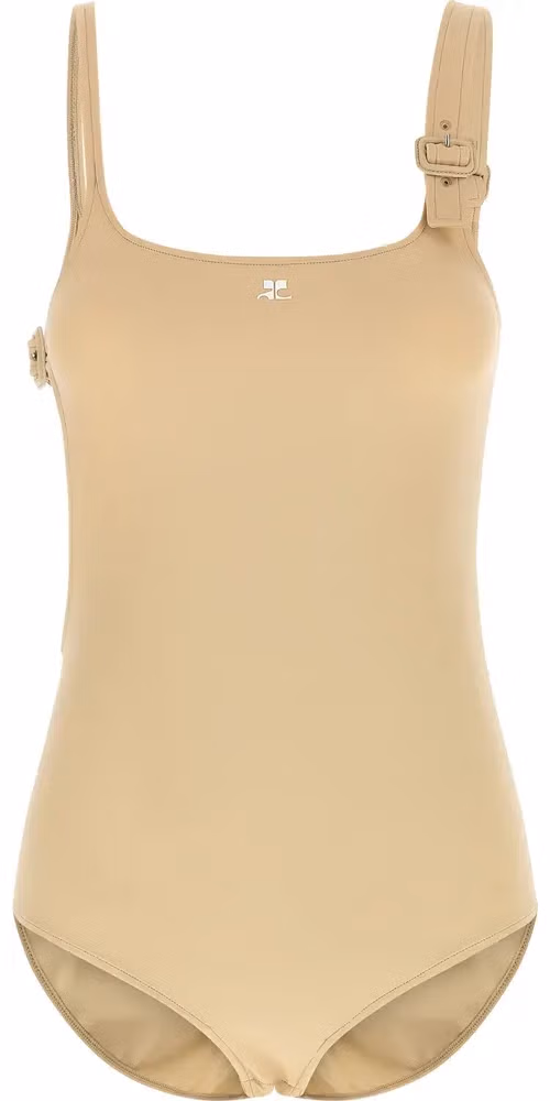 Courrèges Beige Polyamide Bodysuit