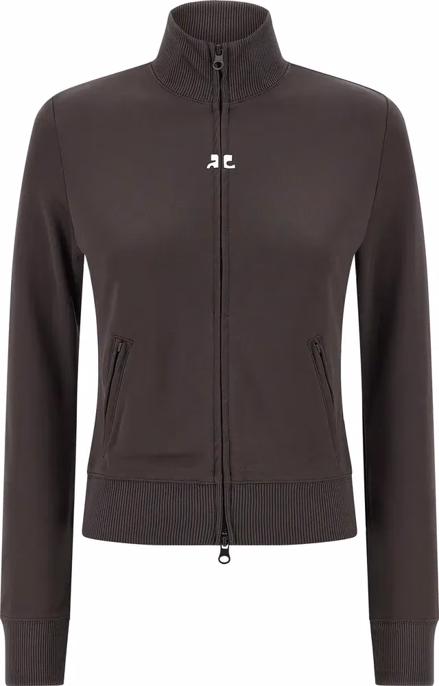 Courrèges Gray Polyester Sweatshirt
