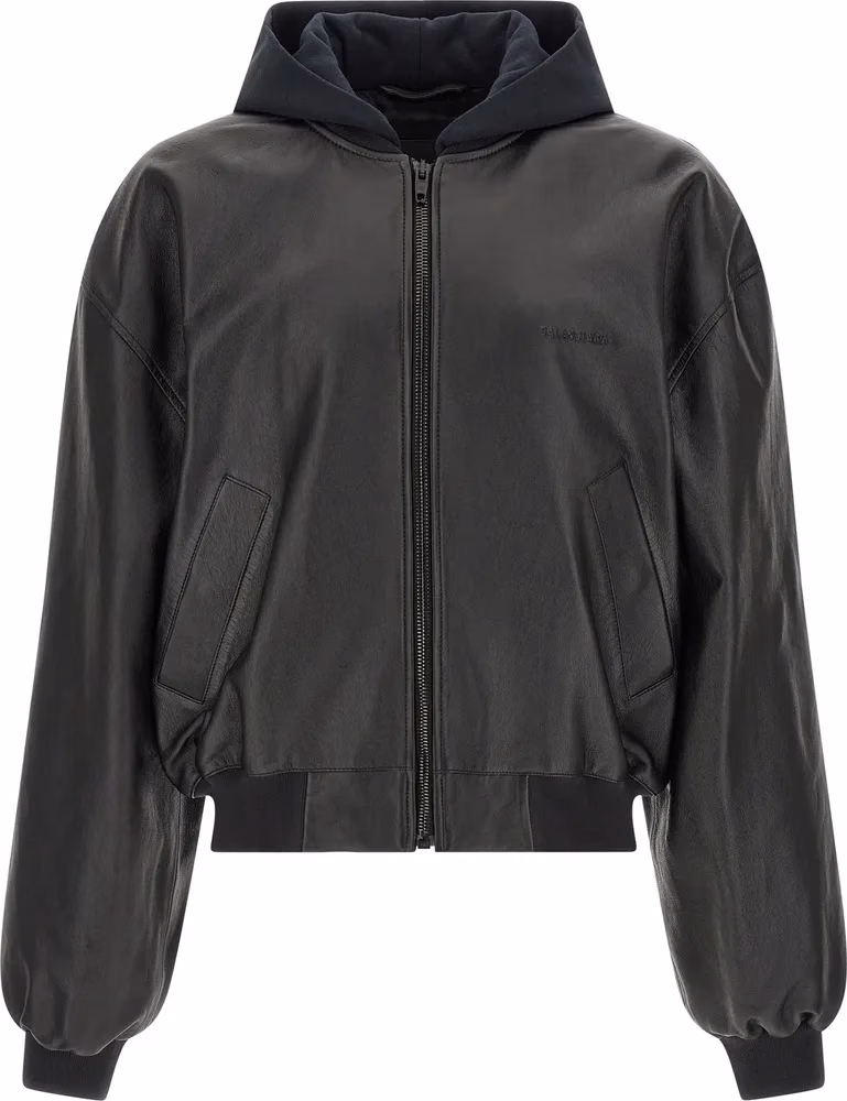 Balenciaga Black Lamb Leather Leather Jacket