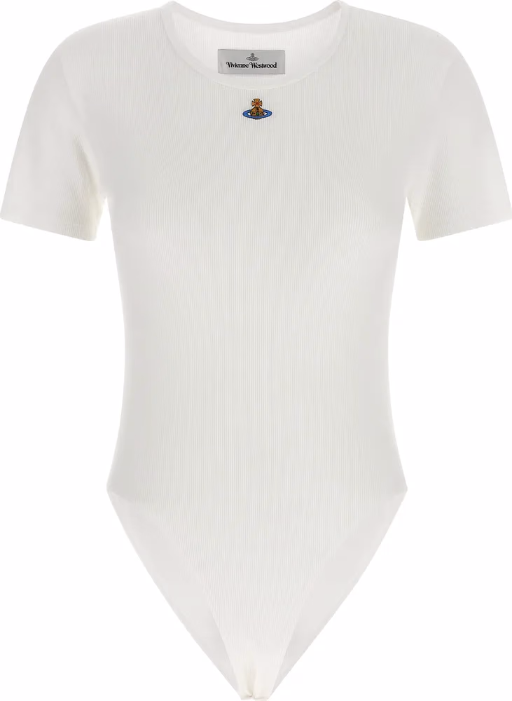 Vivienne Westwood White Cotton Bodysuit