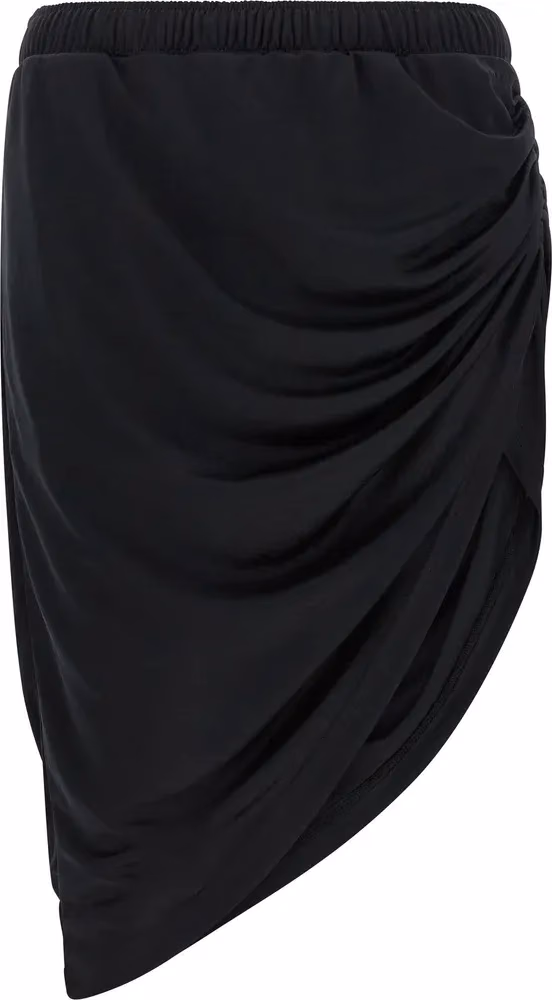 Courrèges Black Polyester Long Skirt