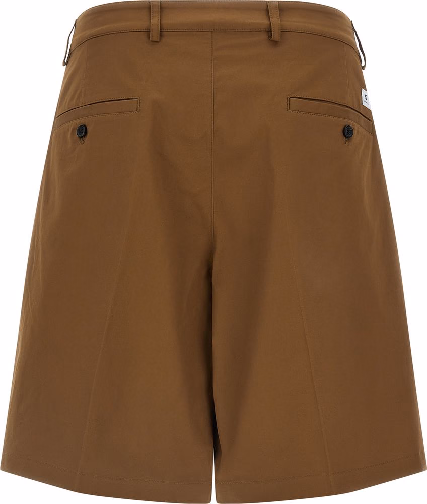 Department 5 Brown Cotton Bermuda Shorts